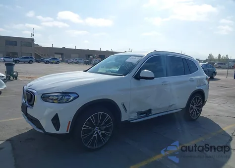 2024 BMW X3 xDrive30I из США, поврежденный, VIN 5UX53DP04R9V33924